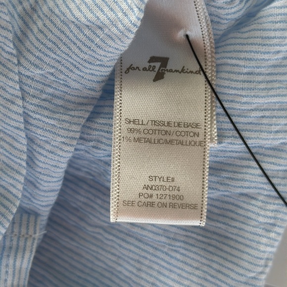 7 For All Mankind Button Down Shirt Size XS - Picture 8 of 8